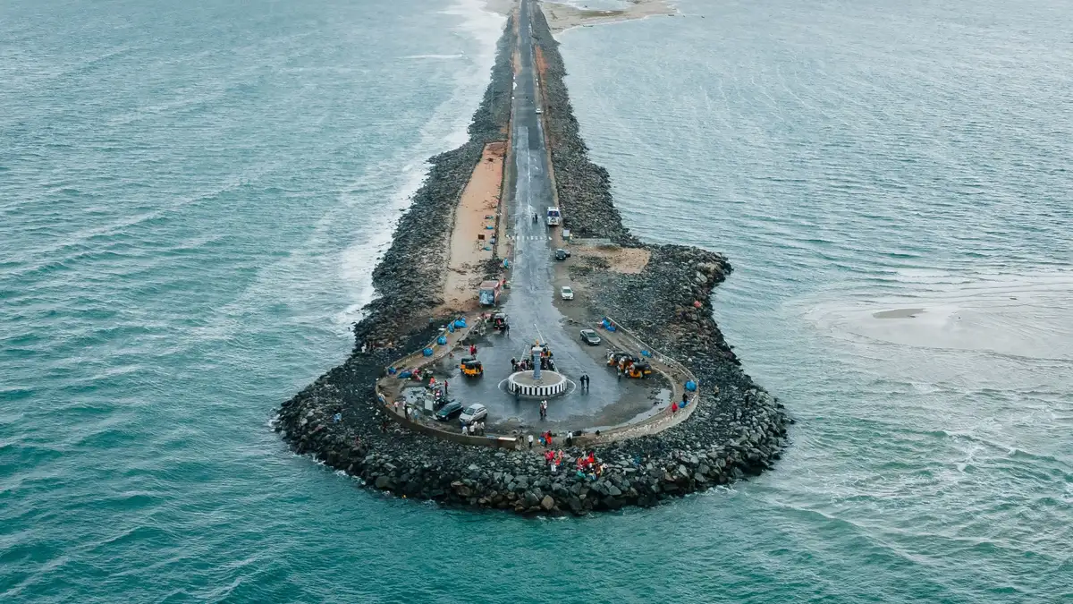 Pamban Bridge to Dhanushkodi